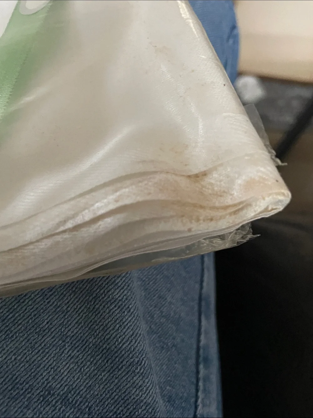 Linen table cloth original packaging